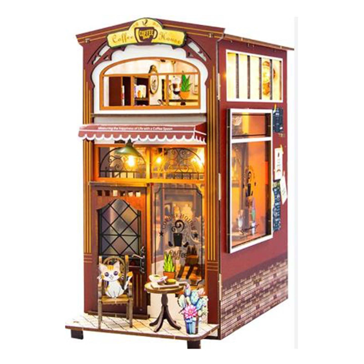 PlayfulMario Coffee And Home DIY Book Nook Kit