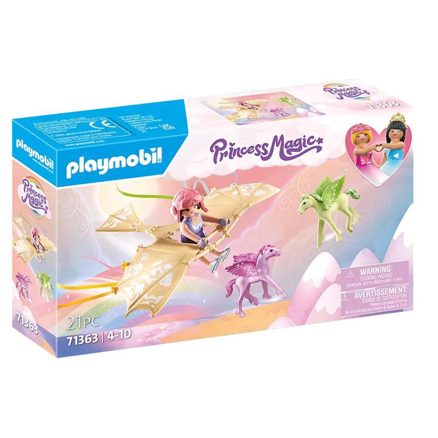 Playmobil Princess Magic Trip With Pegasus Foals In The Cloud Building Set 71363