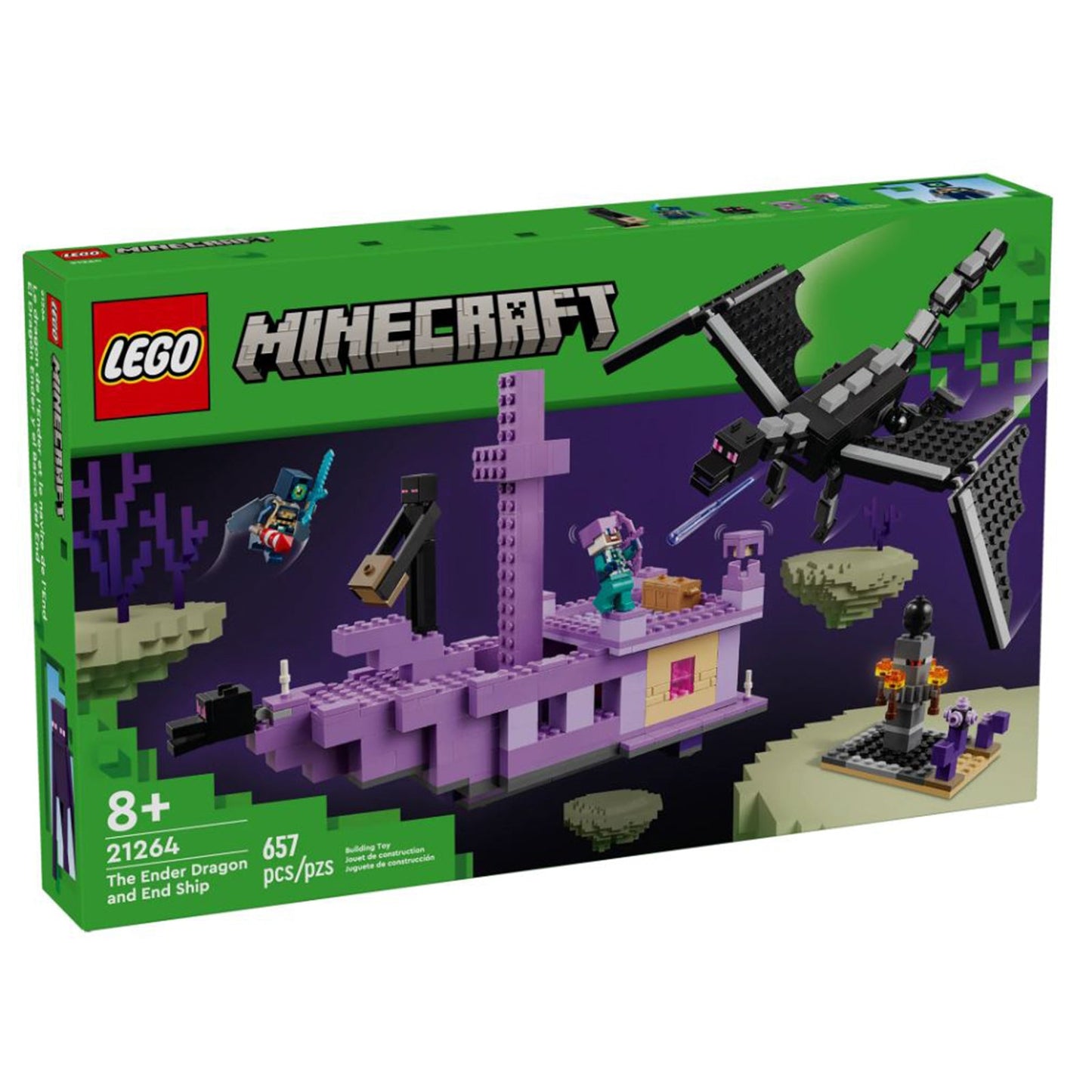 LEGO® Minecraft The Ender Dragon And End Ship Building Set 21264