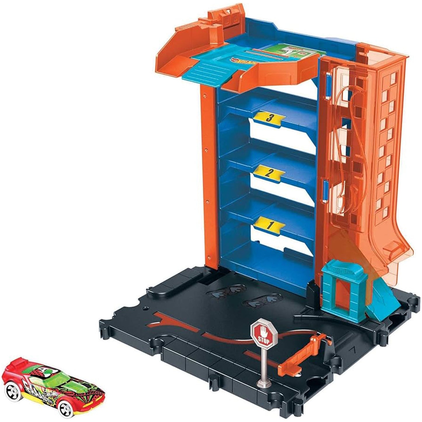 Mattel Hot Wheels City Downtown Car Park Set