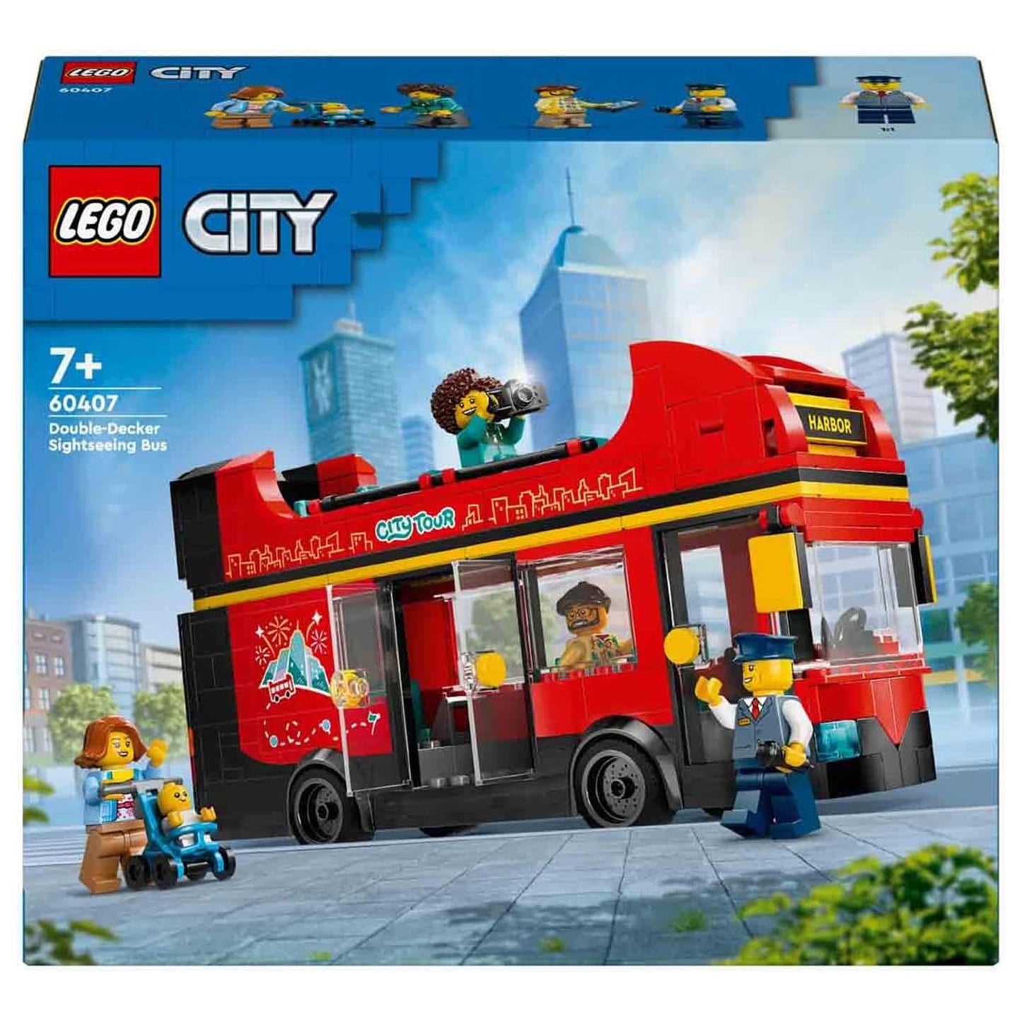 LEGO® City Double-Decker Sightseeing Bus Building Set 60407