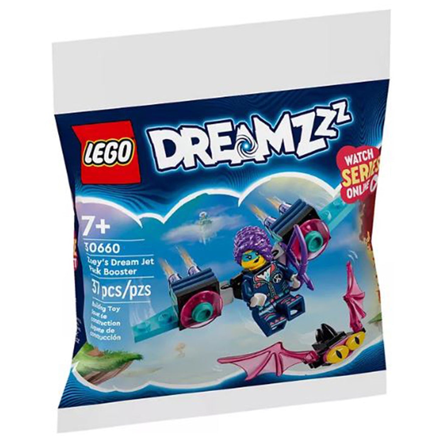 LEGO® Dreamzzz Zoey's Dream Jet Pack Booster Building Set 30660