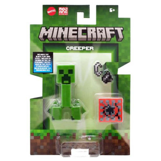 Mattel Minecraft Craft A Block Creeper Figure