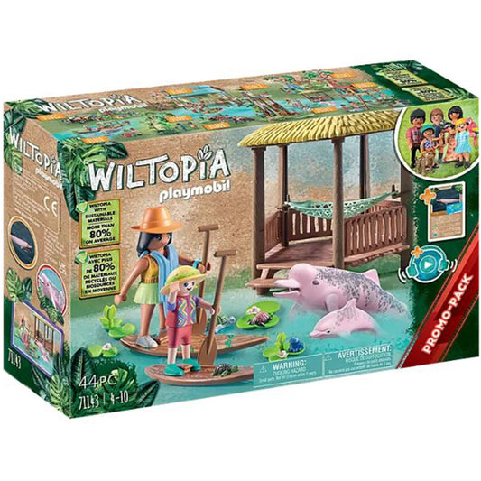 Playmobil Wiltopia Paddling Tour With River Building Set 71143