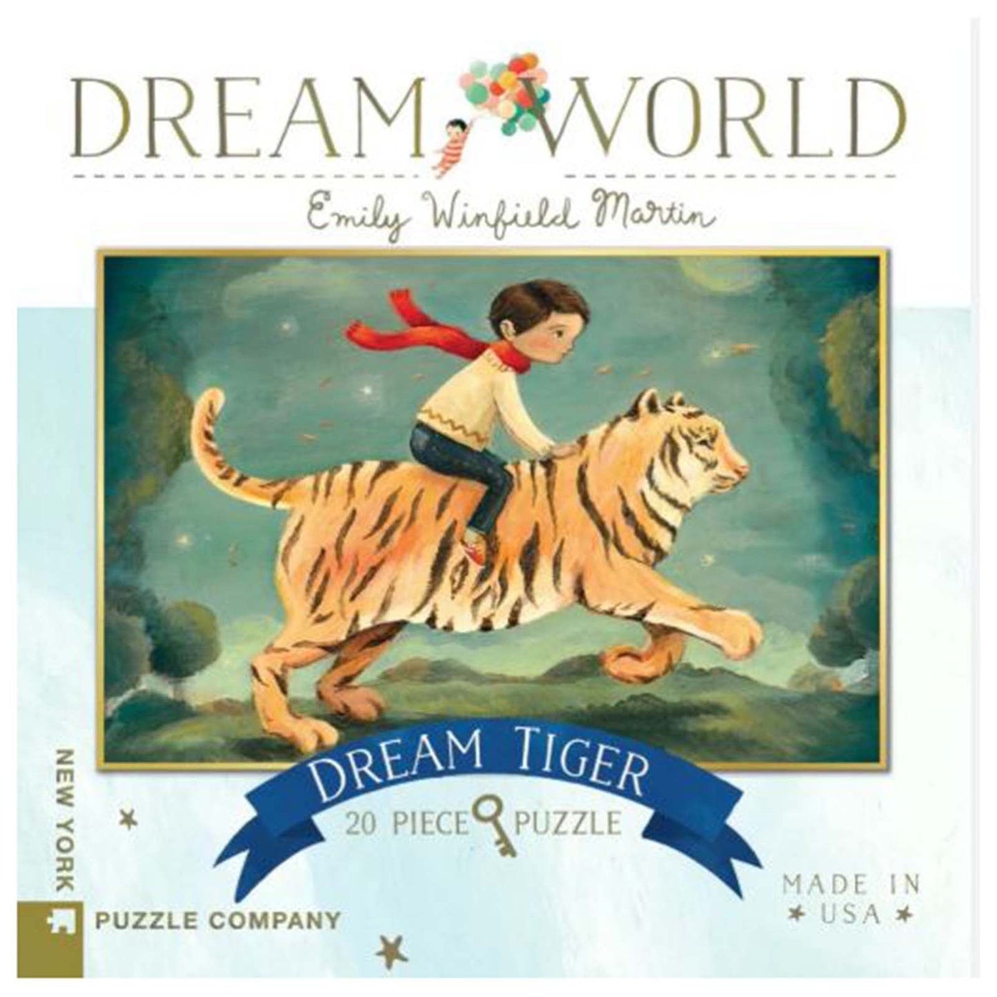New York Puzzle Dream World Dream Tiger 20 Piece Jigsaw Puzzle