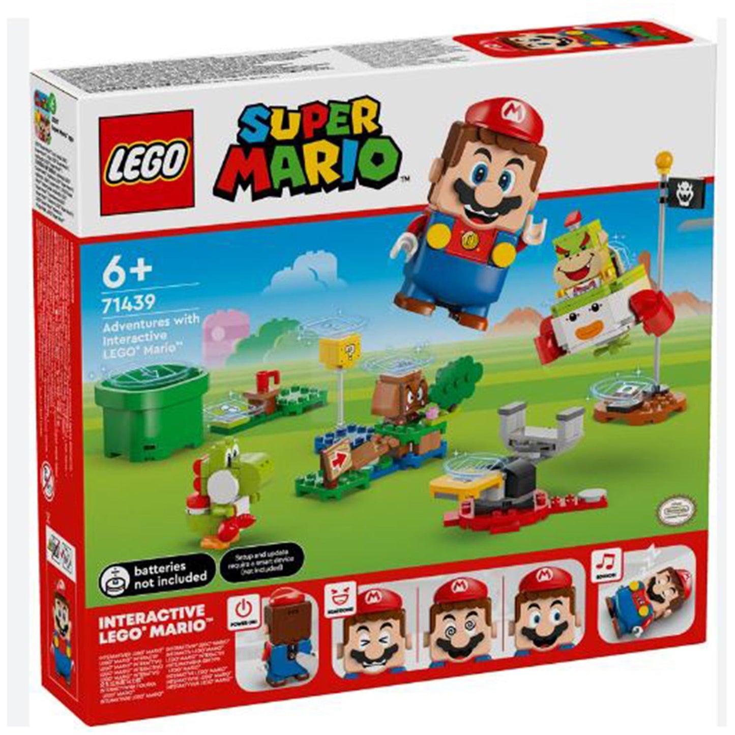 LEGO® Super Mario Adventures With Interactive LEGO Mario Building Set 71439