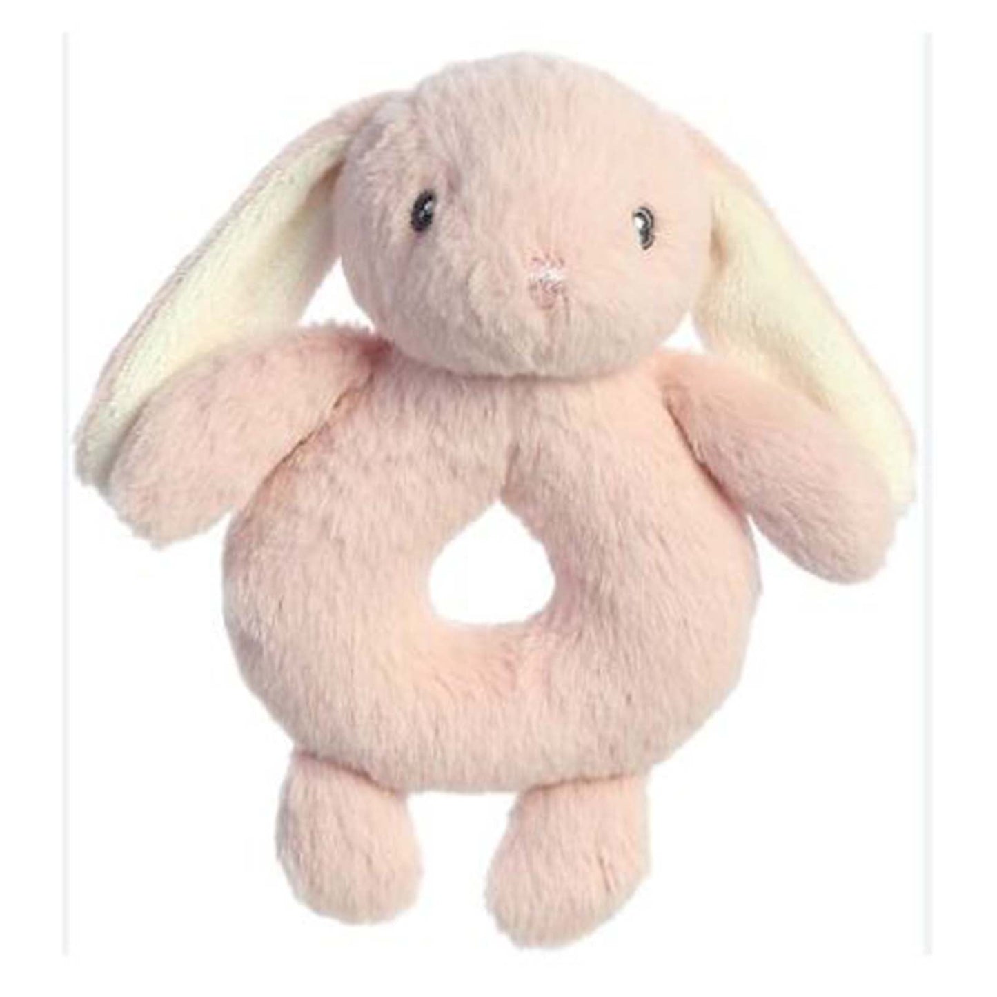 Aurora Ebba Dewey Rose Ring Rattle 5 Inch Plush Rattle