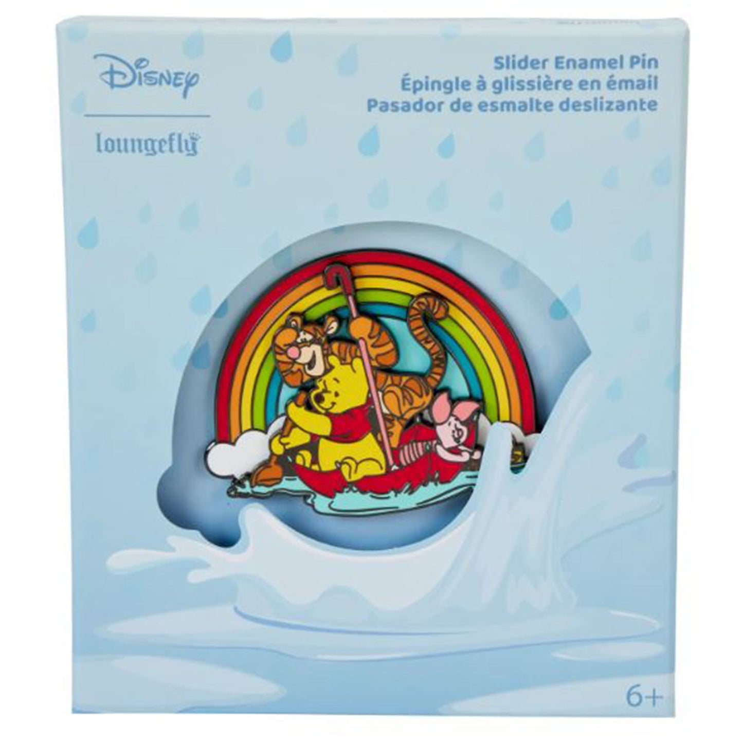 Loungefly Disney Winnie The Pooh Rainy Day 3 Inch Slider Enamel Pin