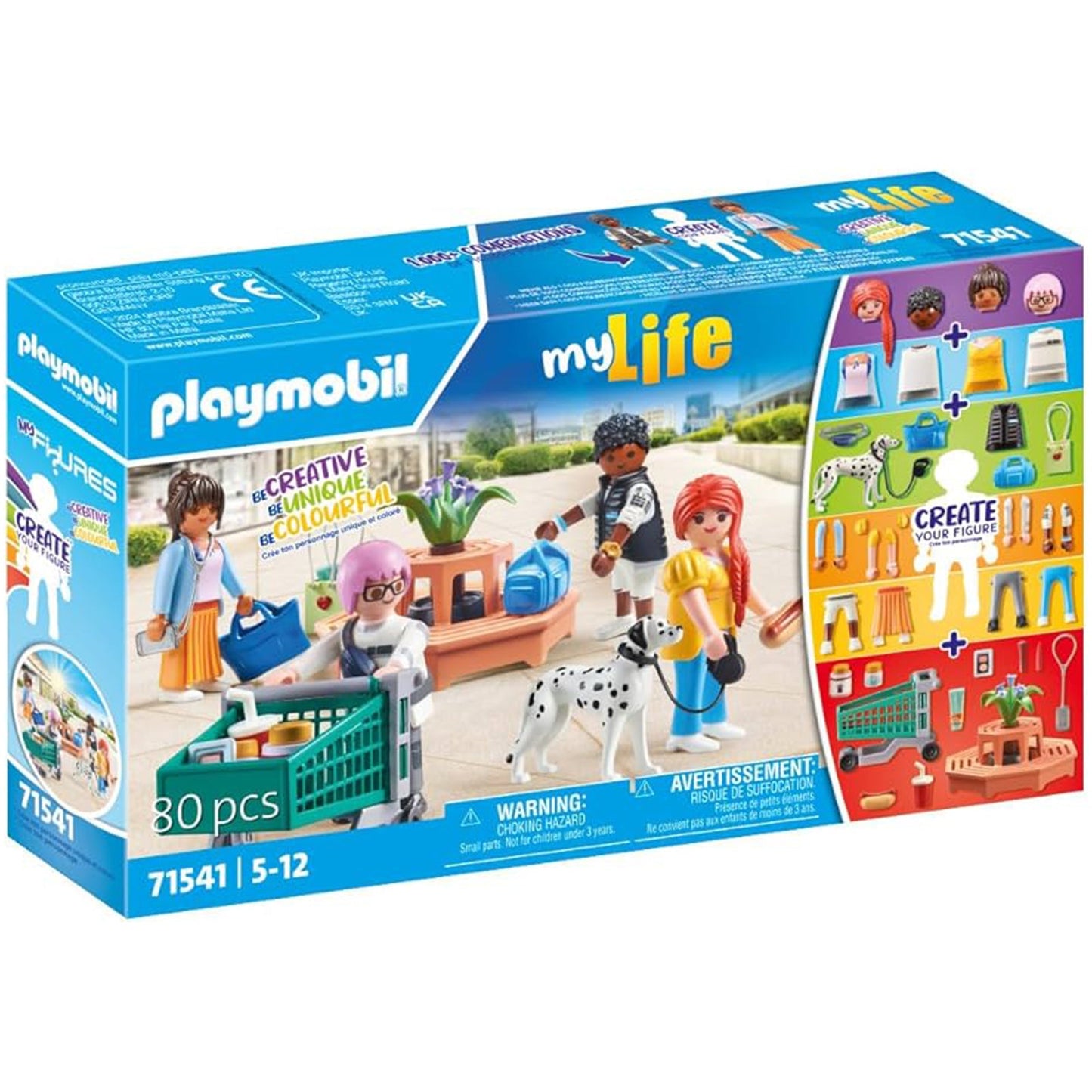 Playmobil My Life Shopping Figures Building Set 71541