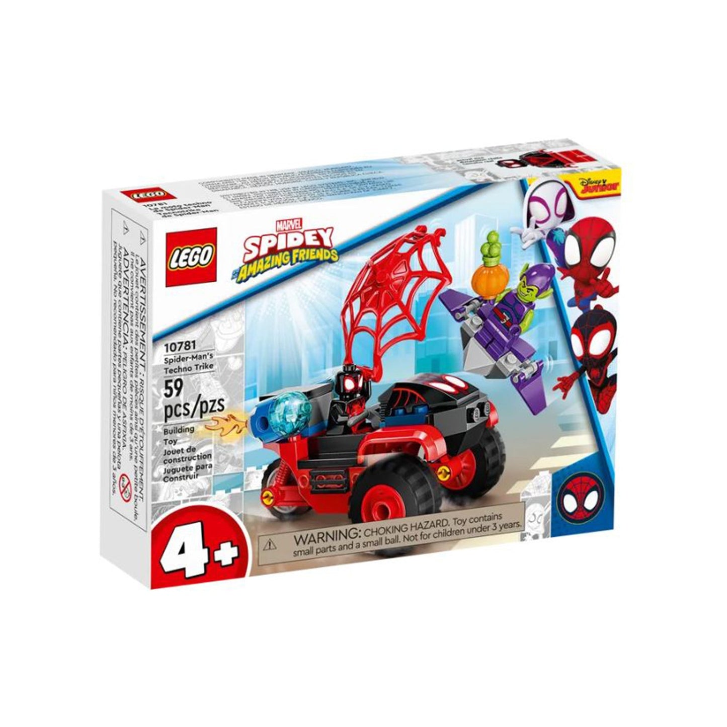 LEGO® Marvel Spidey Spider-Man's Techno Trike Building Set 10781