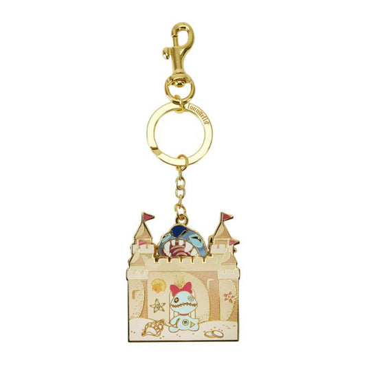 Loungefly Disney Stitch Sandcastle Beach Surprise Keychain