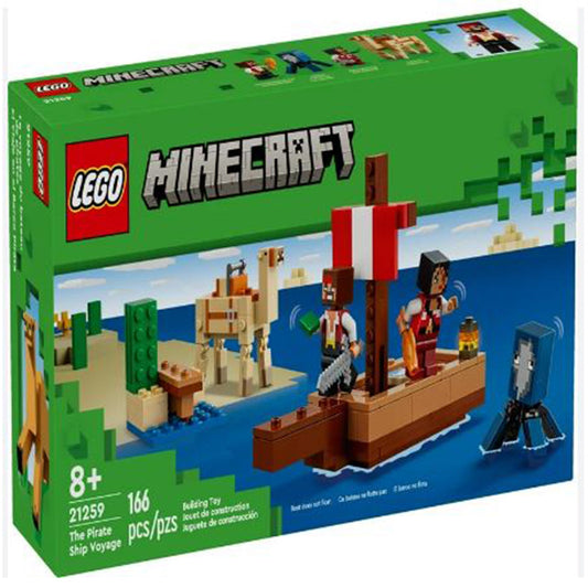 LEGO® Minecraft The Pirate Ship Voyage Building Set 21259