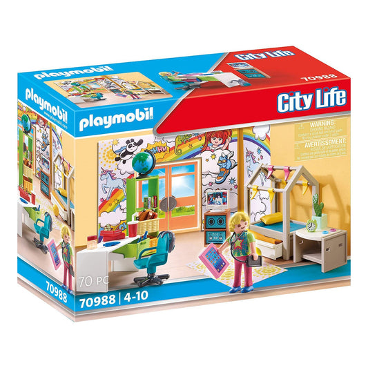 Playmobil City Life Deluxe Teenager's Room Building Set 70988