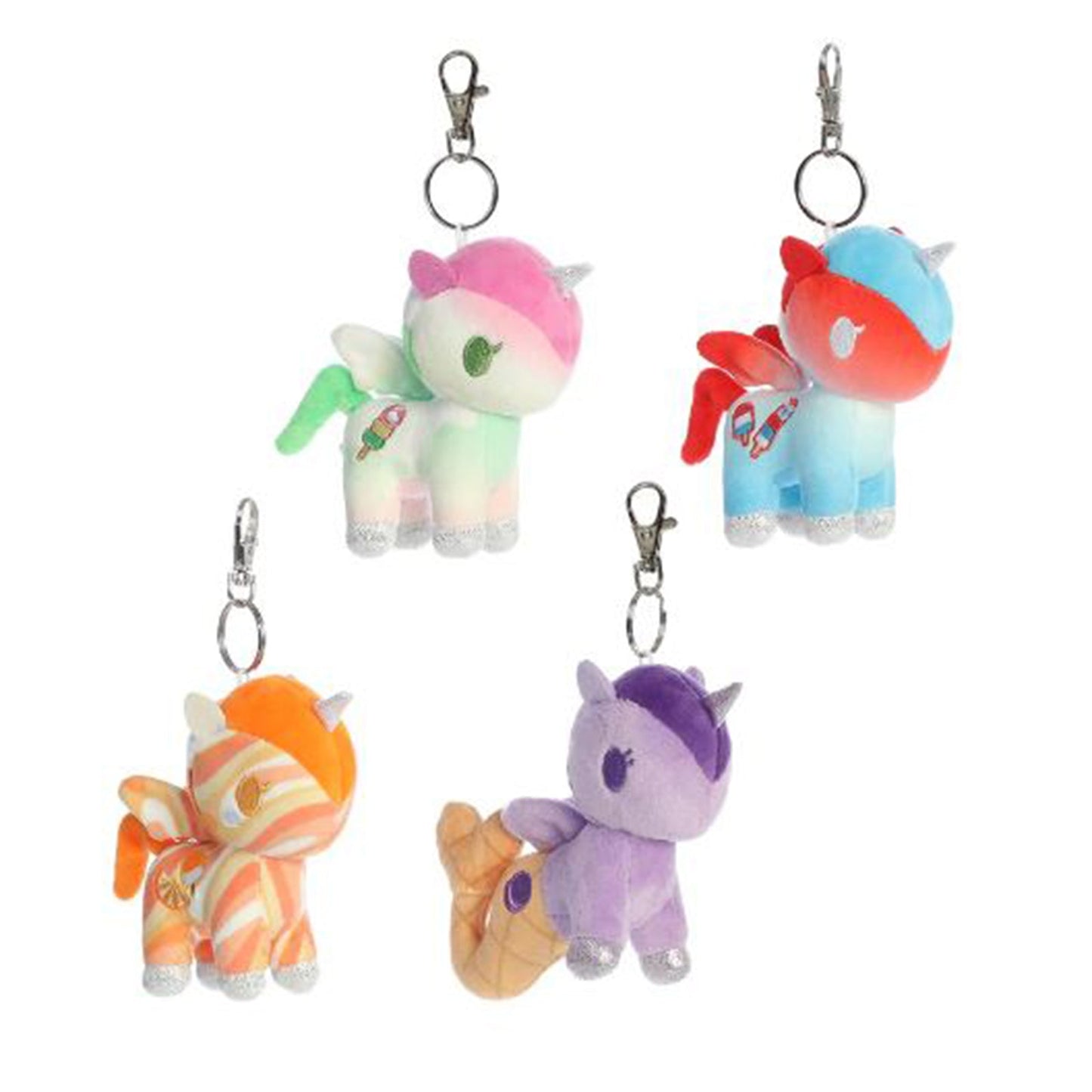 Aurora Tokidoki Frozen Treats Unicorno Single Blind Bag Plush Clip-On Collectible