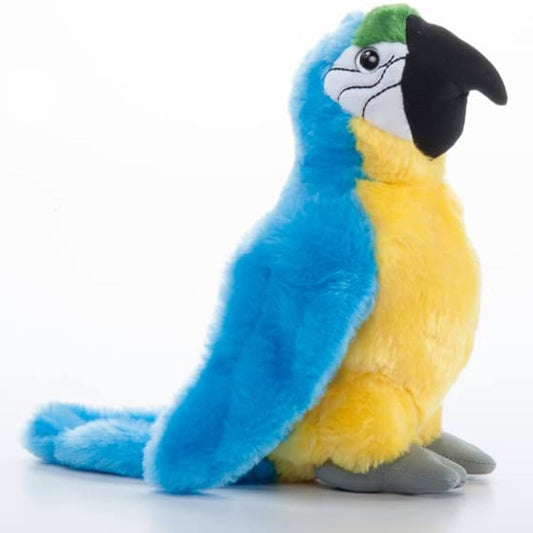 Wild Republic Cuddlekins Blue Yellow Macaw 10 Inch Plush Figure