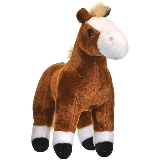 Wild Republic Cuddlekins Mini Brown Foal Standing 9 Inch Plush Figure