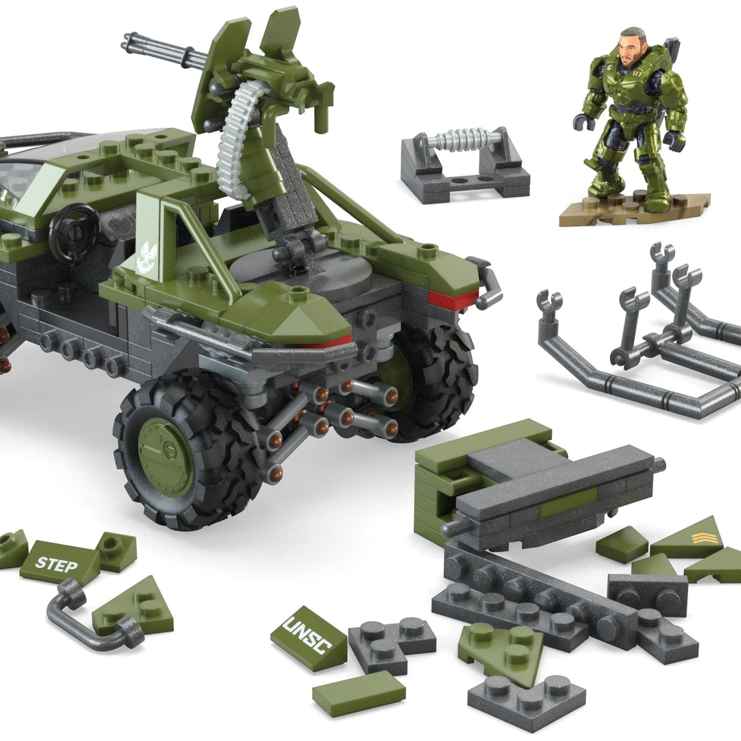 MEGA Halo The Series Fleetcom Warthog Building Set