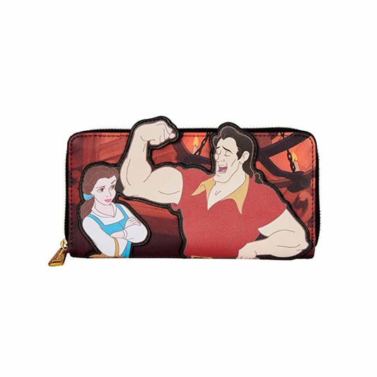 Loungefly Disney Villains Scene Gaston Zip Around Wallet