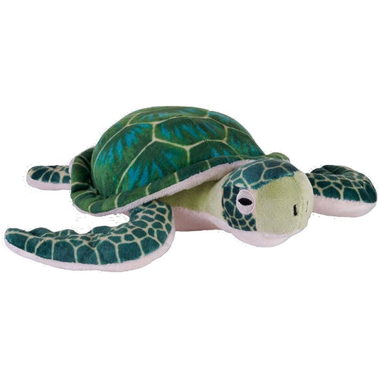 Wild Republic Cuddlekins Mini Green Sea Turtle 10 Inch Plush Figure