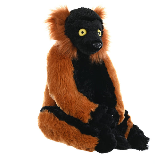 Wild Republic Cuddlekins Red Ruffed Lemur 11 Inch Plush Figure