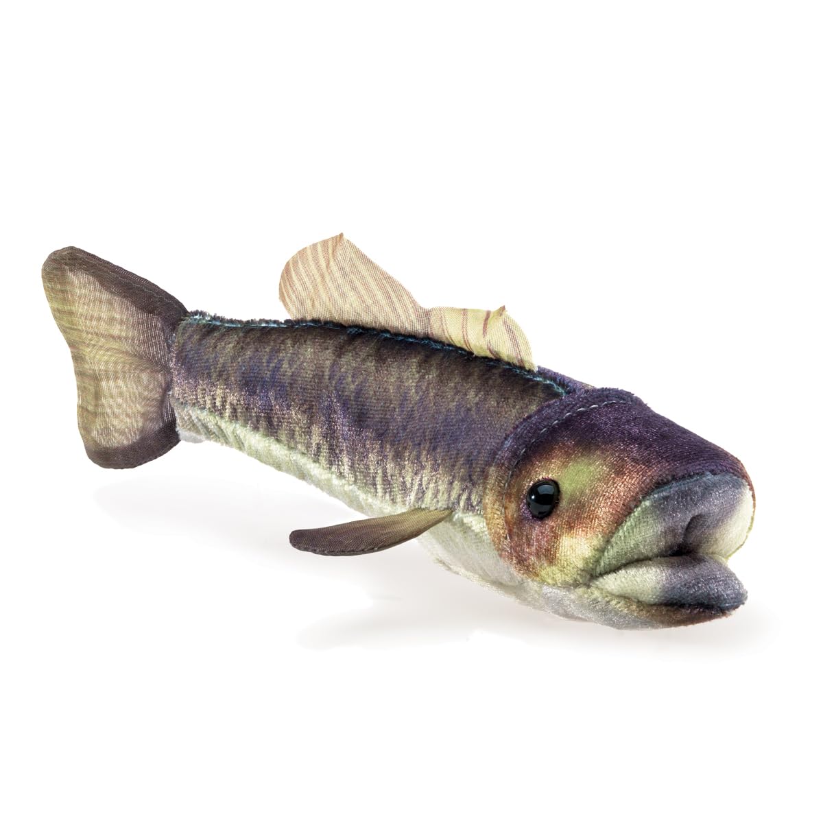 Folkmanis Largemouth Bass 6 Inch Plush Puppet