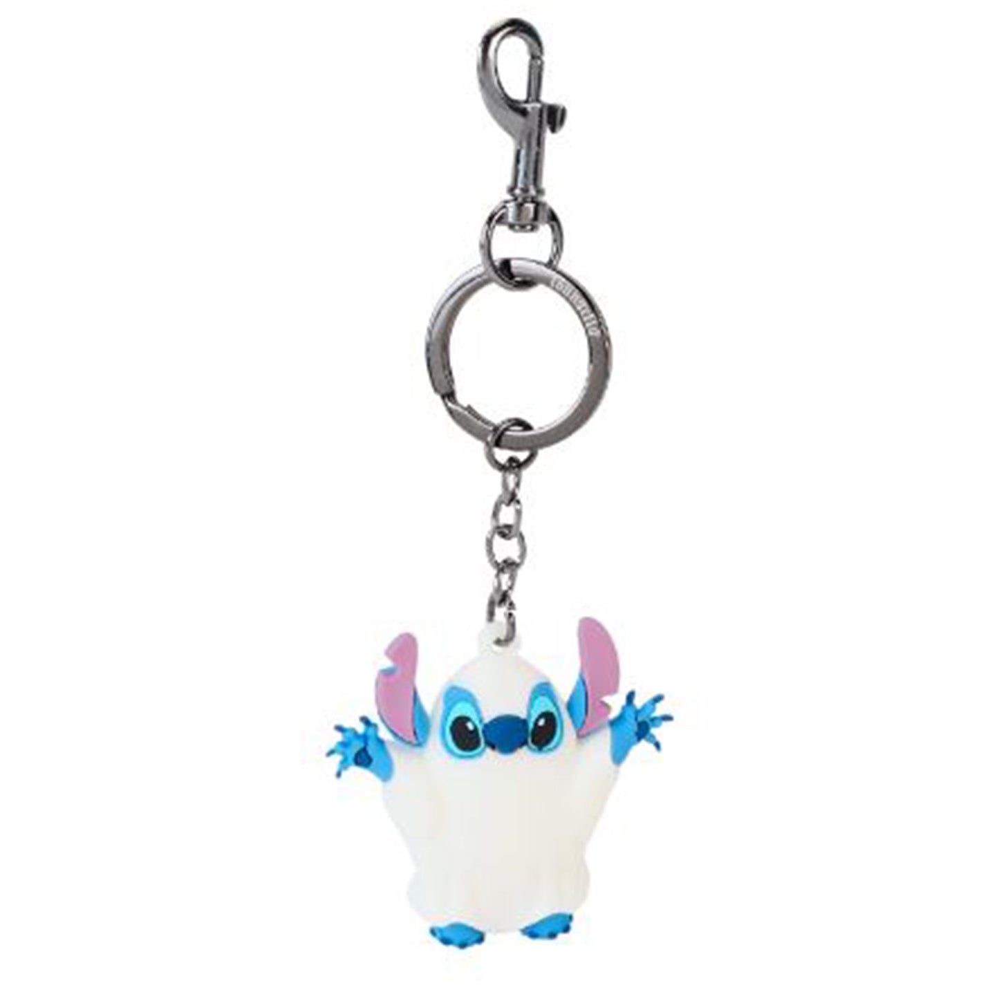 Loungefly Disney Stitch Ghost Glow In The Dark 3D Molded Keychain