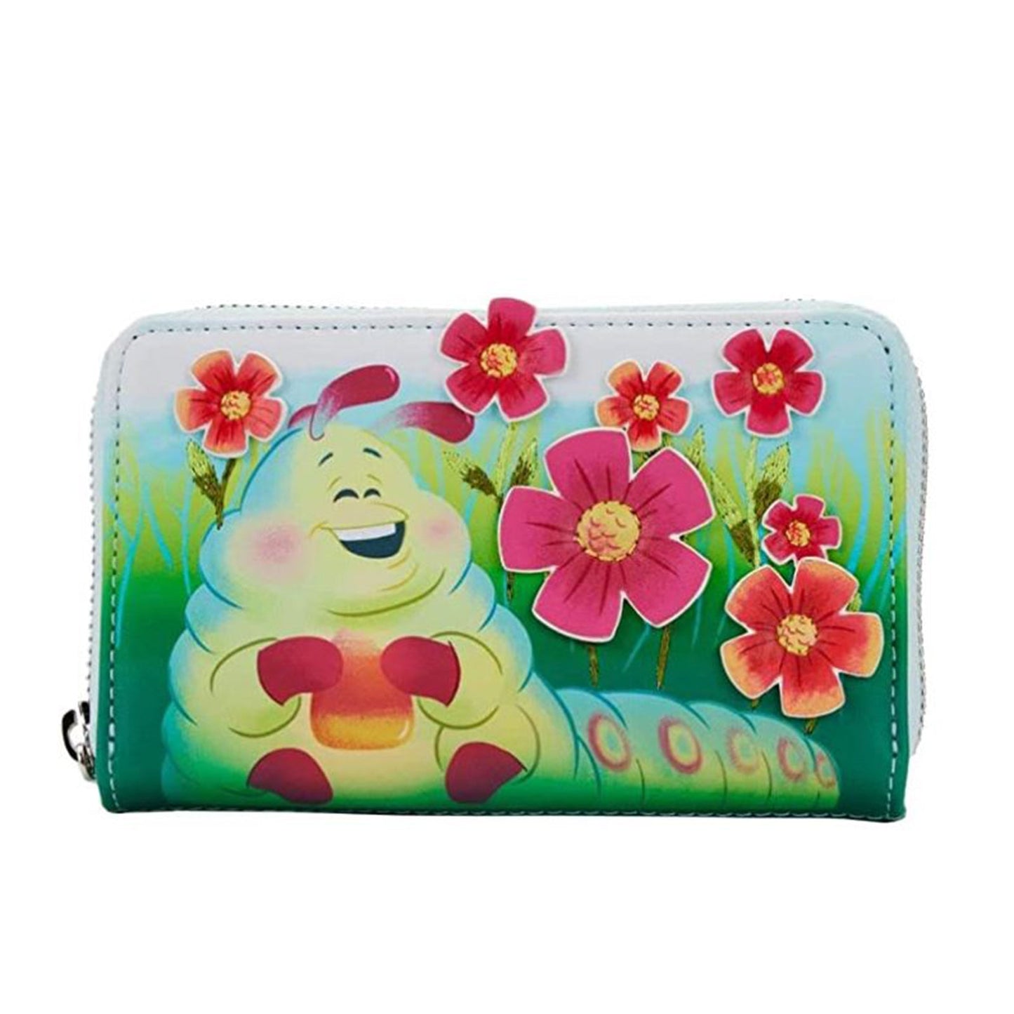 Loungefly Pixar A Bugs Life Earth Day Zip Around Wallet