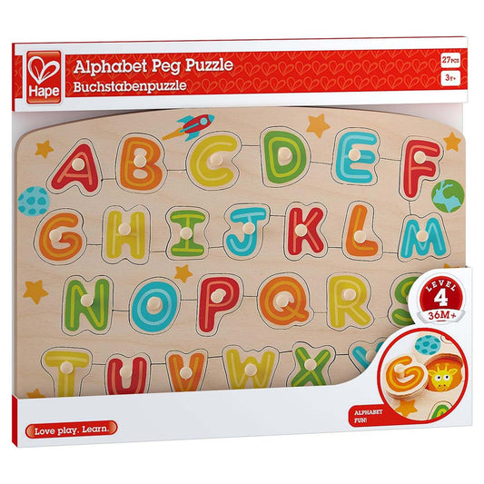 Hape Alphabet Peg Puzzle
