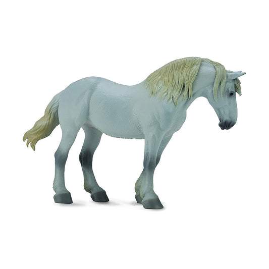 CollectA Percheron Mare Grey Animal Figure 88702