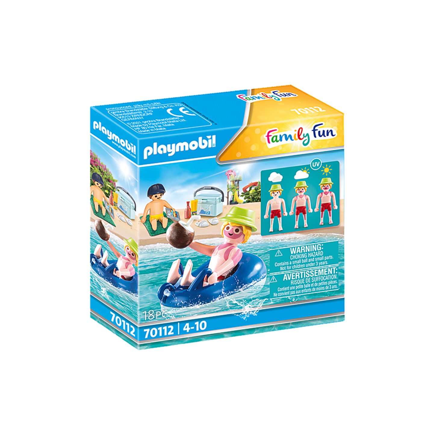 Playmobil Family Fun Sunburnt Swimer Building Set 70112