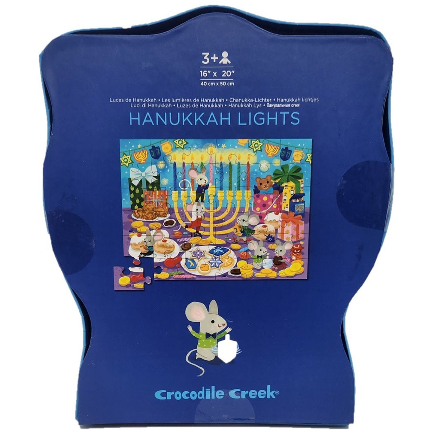 Crocodile Creek Hanukkah Lights 36 Piece Floor Jigsaw Puzzle