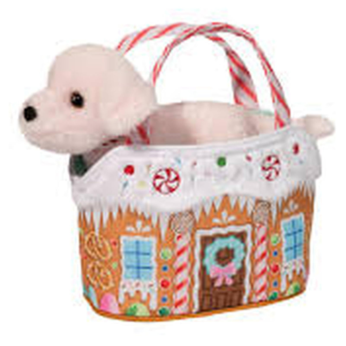 Douglas Candy Lane Sak With Pink Dog 8 Inch Plush Figure