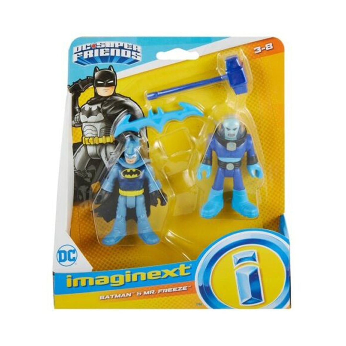 Imaginext DC Super Friends Batman Mr Freeze Figure Set