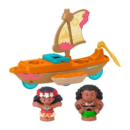 Fisher Price Little People Disney Princess Moana Maui Canoe Set