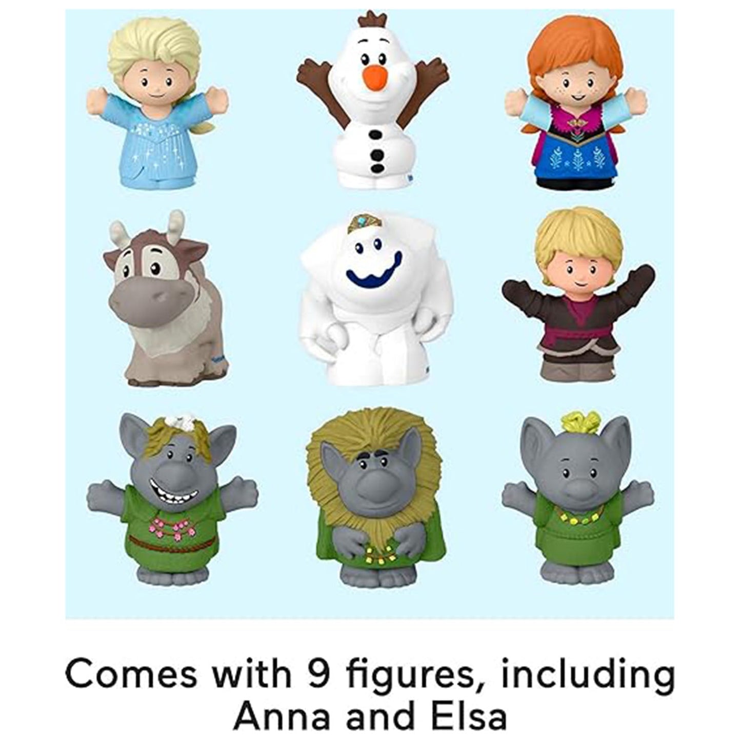 Fisher Price Little People Frozen Carry Along Castle Case Set