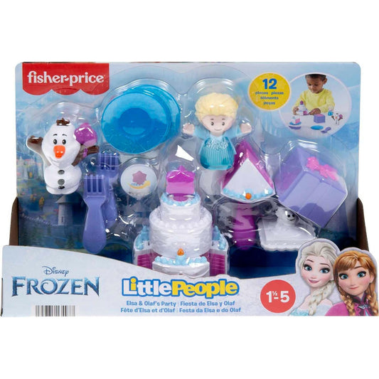 Fisher Price Little People Frozen Elsa Olaf's Party Set