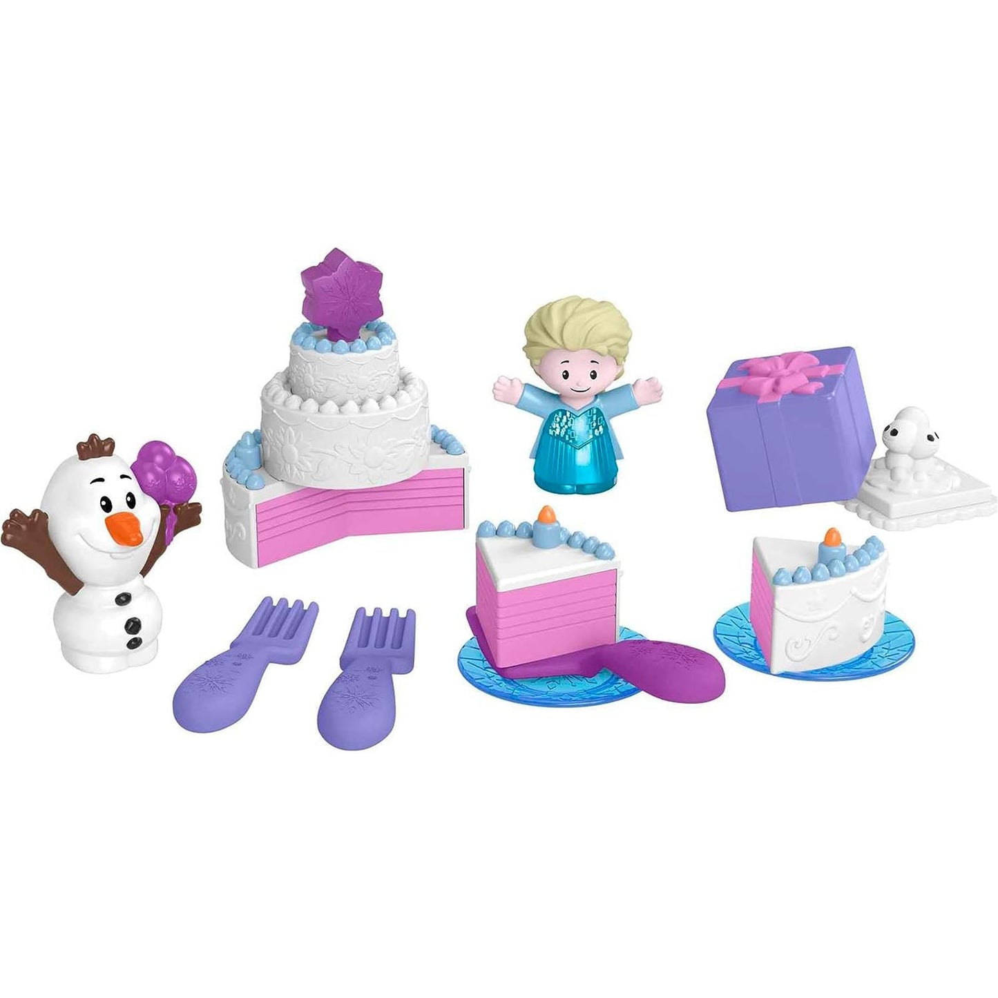 Fisher Price Little People Frozen Elsa Olaf's Party Set