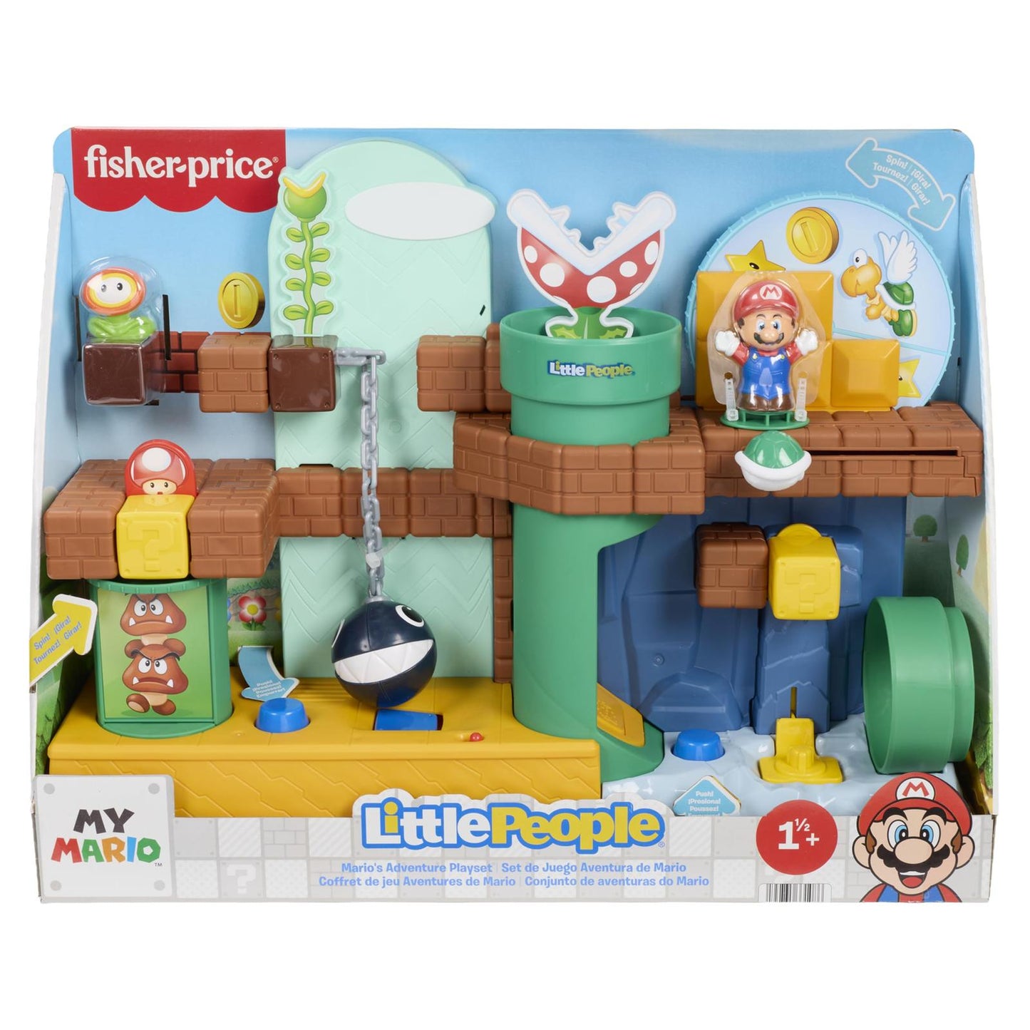 Fisher Price Little People My Mario Mario's Adventure Playset