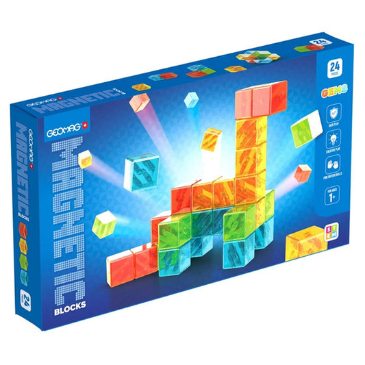 Geomag Blocks Gems 24 Piece Building Set