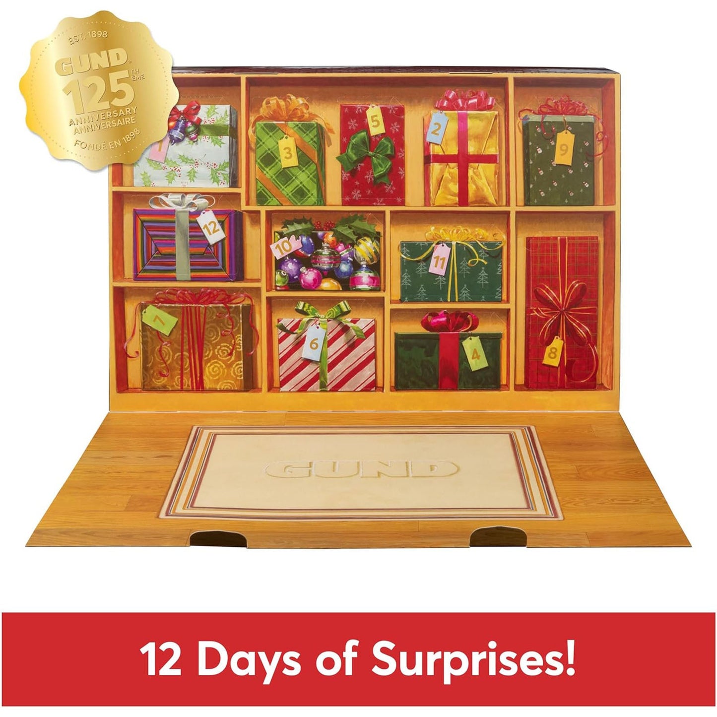 Gund 12 Mini Plush Advent Calendar