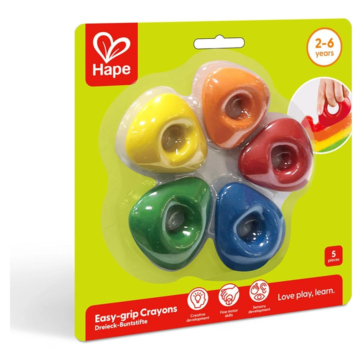 Hape Easy Grip Crayons