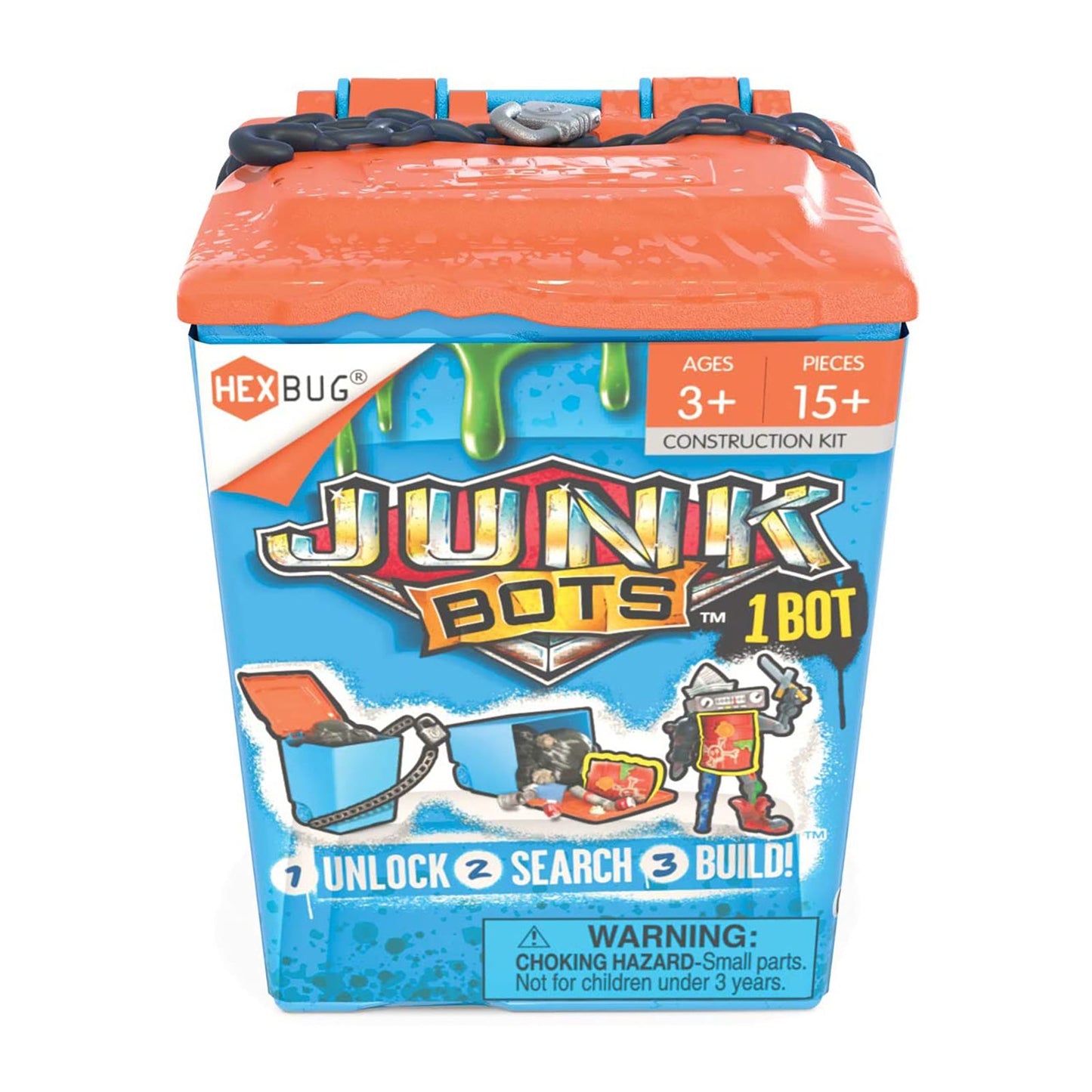 Hexbug Junkbots Trash Bin Mystery Mini