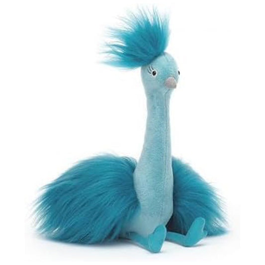 Jellycat Peacock Fou Fou 8 Inch Plush Figure