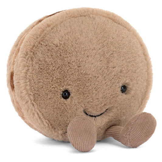 Jellycat Amuseables Mona Macaron Chocolate 3.5 Inch Plush Figure
