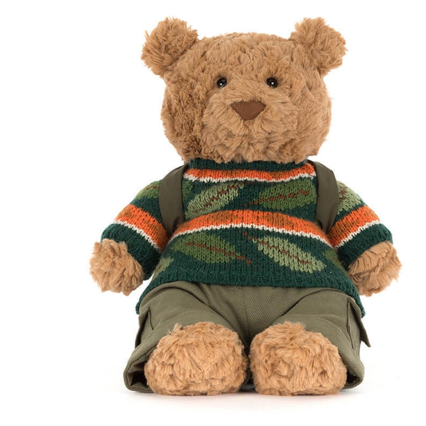 Jellycat Bartholomew Bear Hiking Outfit 10 Inch Plush Figure