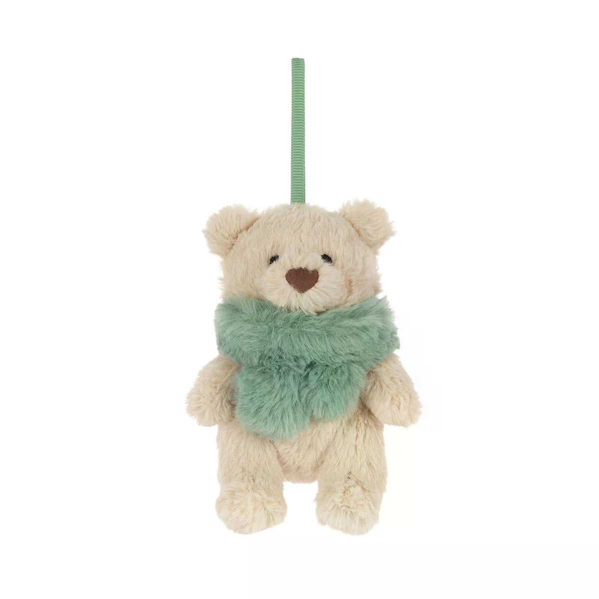Jellycat Bartholomew Bear Jr. Winter Warmer Decoration 4 Inch Plush Figure
