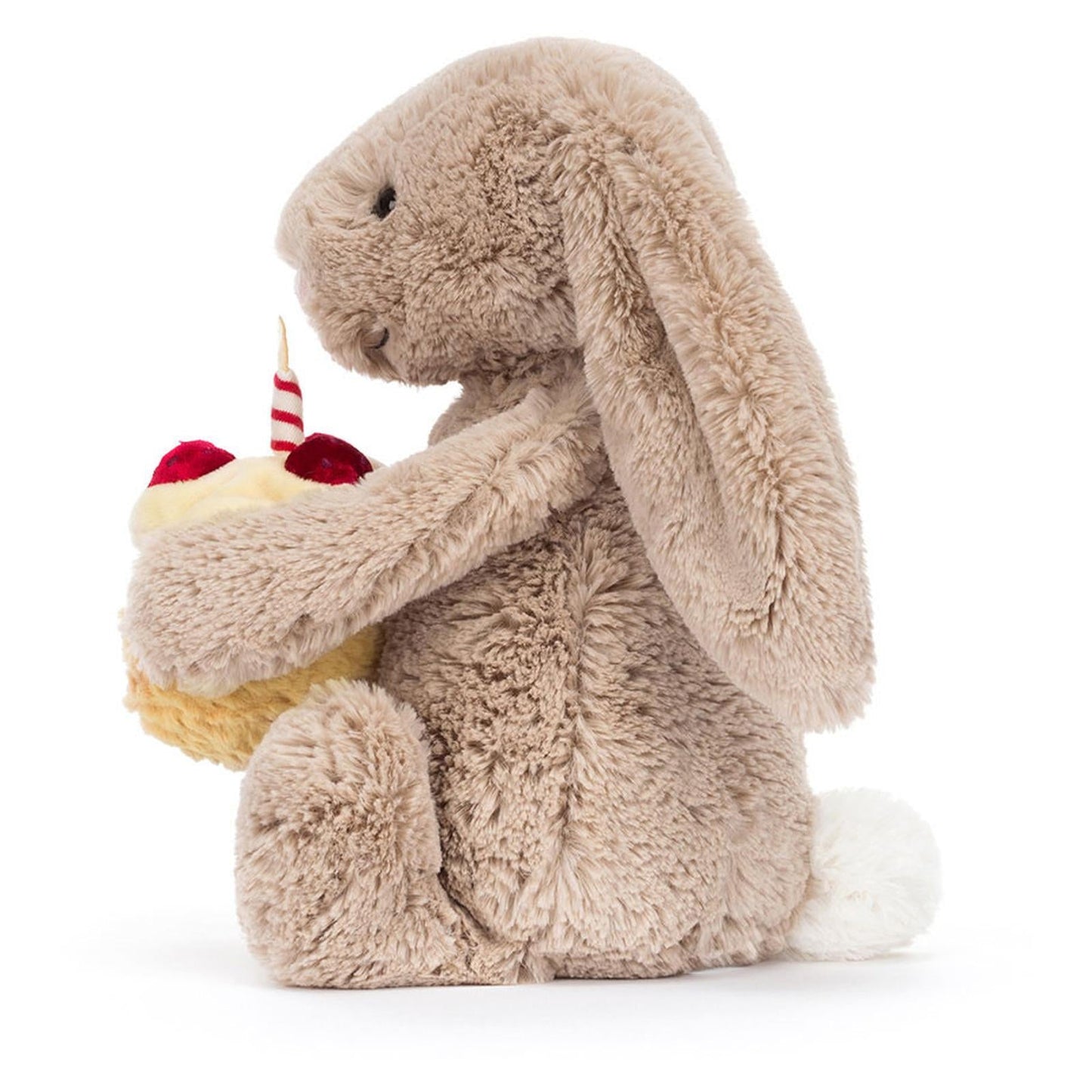 Jellycat Bashful Beige Bunny Birthday 10 Inch Plush Figure