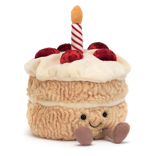 Jellycat Birthday Cake Amuseable 6 Inch Plush Figure