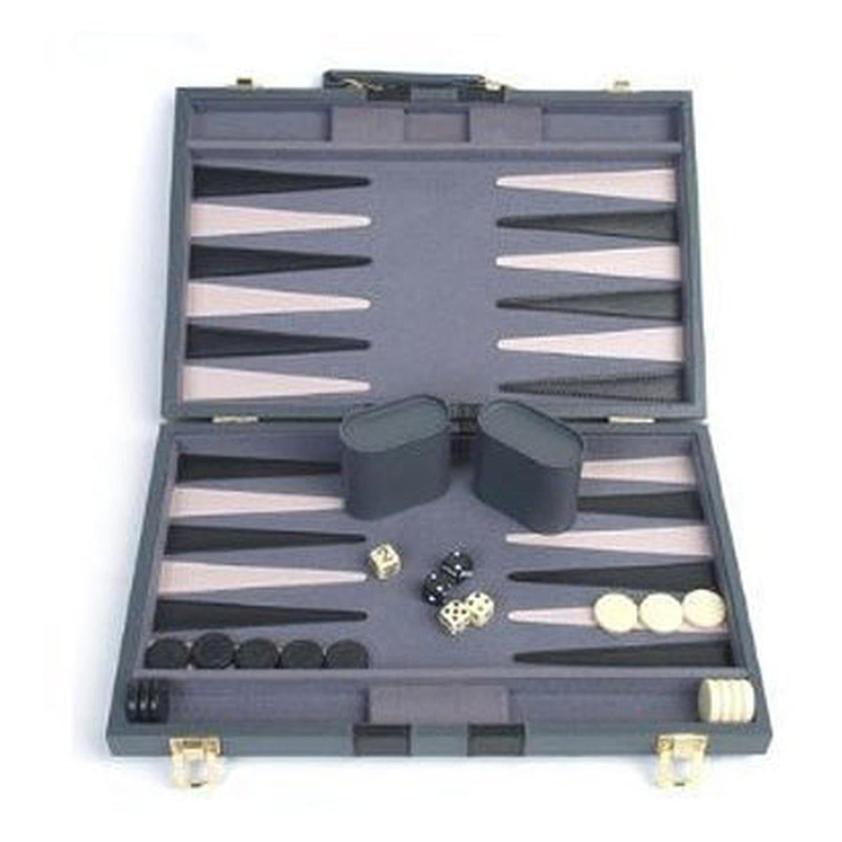 John Hansen Backgammon 15 Inch Travel Case Game