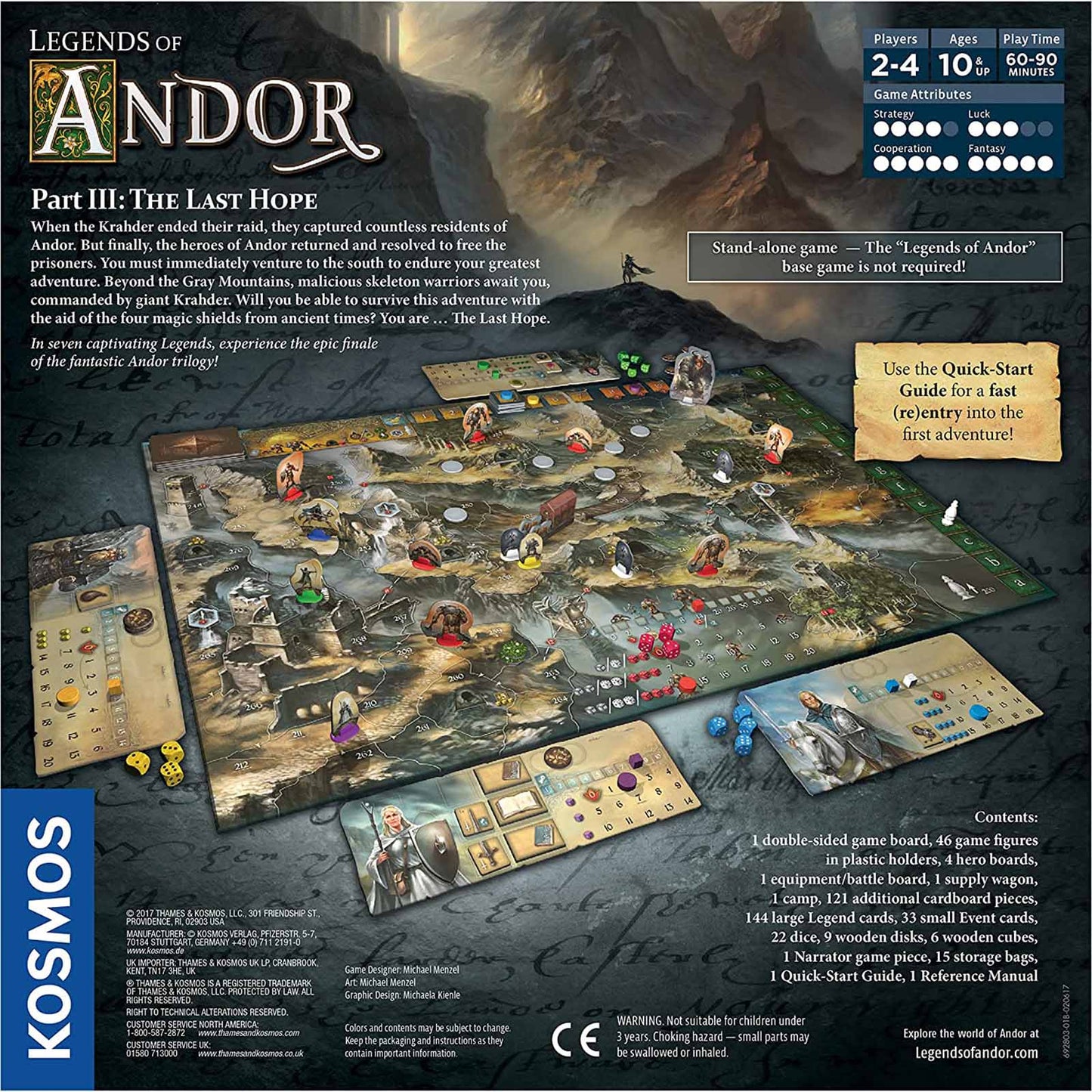 Kosmos Legends Of Andor Part III The Board Game